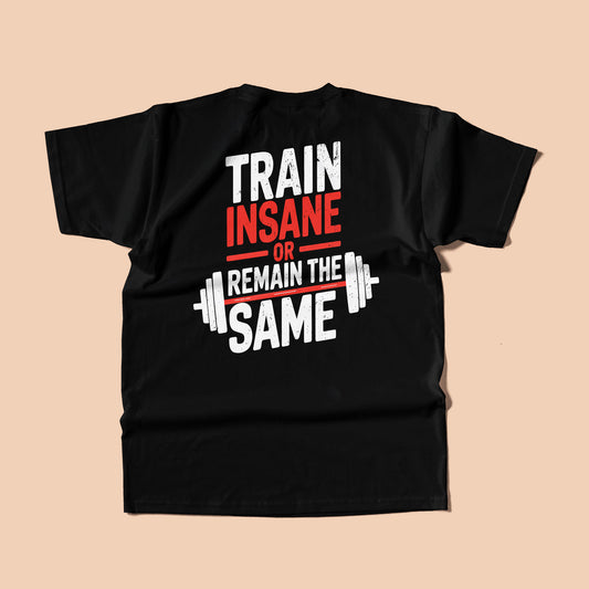 Train Insane Motivation Graphic T-Shirt